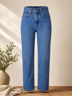 Vintage 90s Levi’s 525 High Rise Straight Leg Jeans W28 L29 Medium Wash